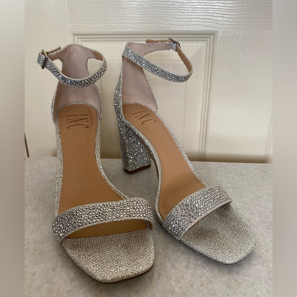 I.N.C. Rhinestone covered heels